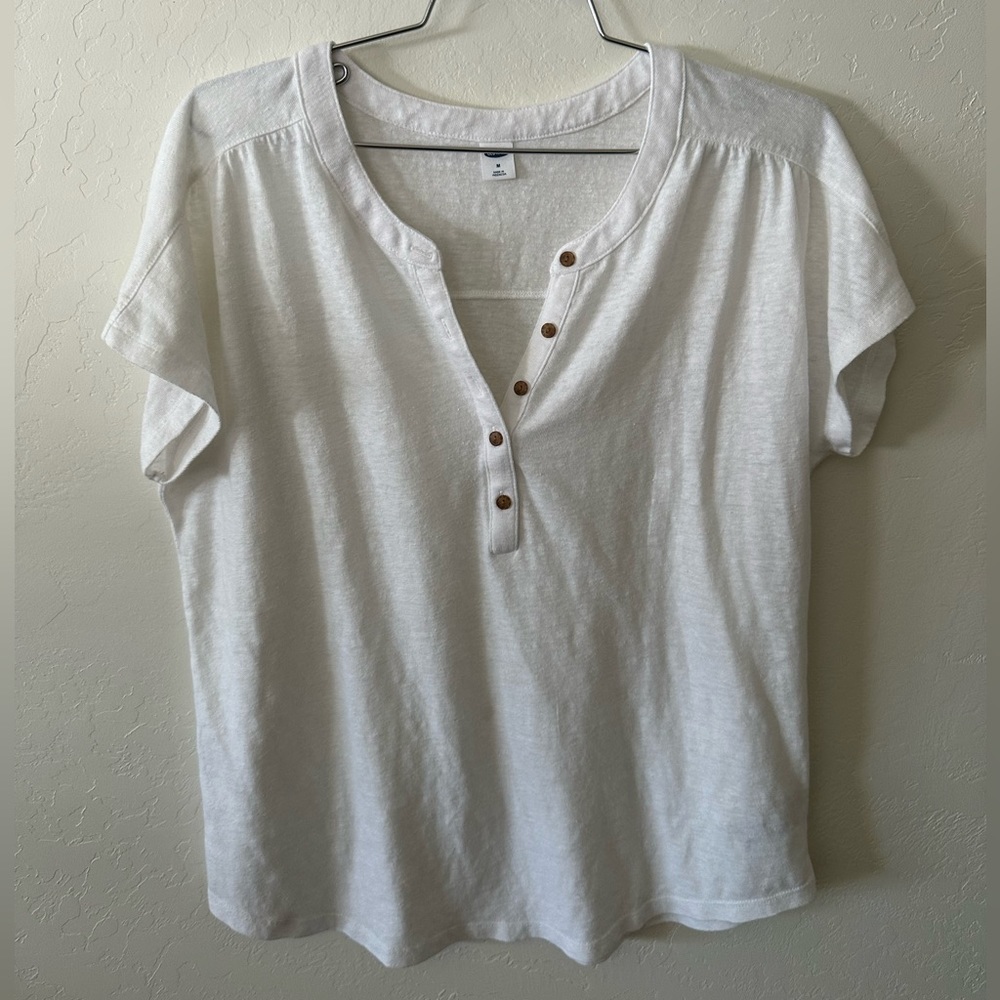 Lightweight button up T-shirt